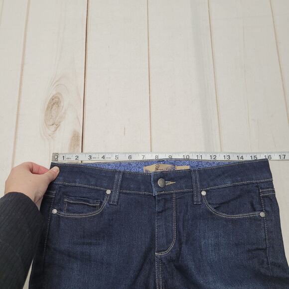 Paige Skyline bootcut boot dark wash vintage y2k jeans - Picture 4 of 9